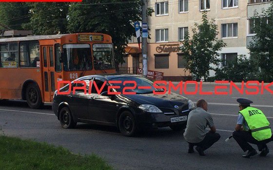 ДТП на улице Нормандии-Неман в Смоленске. Пешеход угодил под иномарку