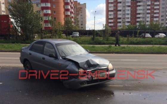 ДТП на пр. Гагарина в Смоленске. Chevrolet влетел в BMW GT