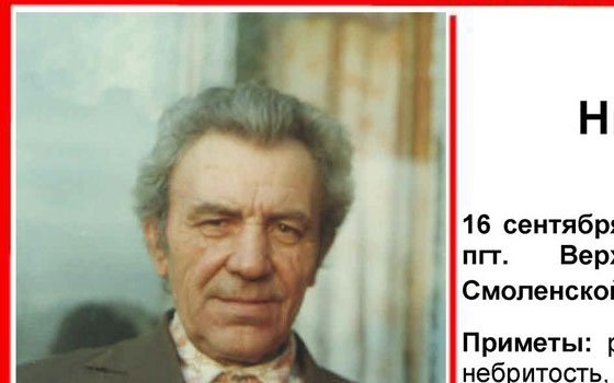 В поселке Верхнеднепровский пропал 83-летний пенсионер