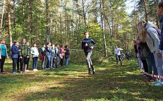 Кросс среди школьников прошел в смоленском Заднепровье