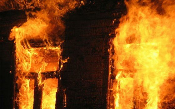Пожар в деревне Яново Починковского района. Во время возгорания жилого дома погиб человек
