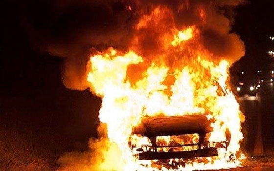 Огнеборцы спасали авто «ВАЗ» в деревне Староселье