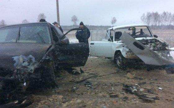 Недалеко от Ельни случилось страшное ДТП: пять человек в больнице