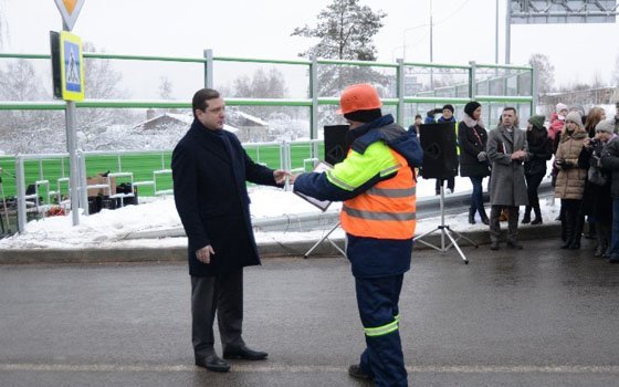 Жители Велижского района побывали на открытии моста через реку Западная Двина