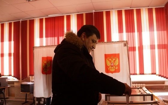 На выборах Президента РФ проголосовал Игорь Ляхов