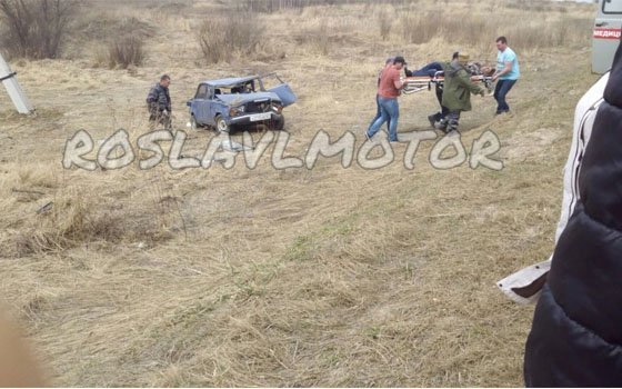 На трассе «Ершичи-Рославль» случилось страшное ДТП
