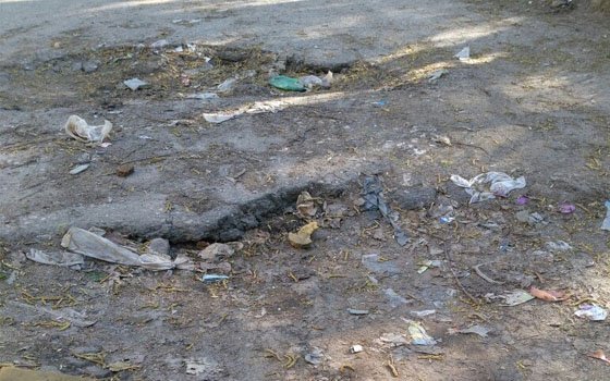 Дорога на улице Юрьева в Смоленске попала в «черный» список
