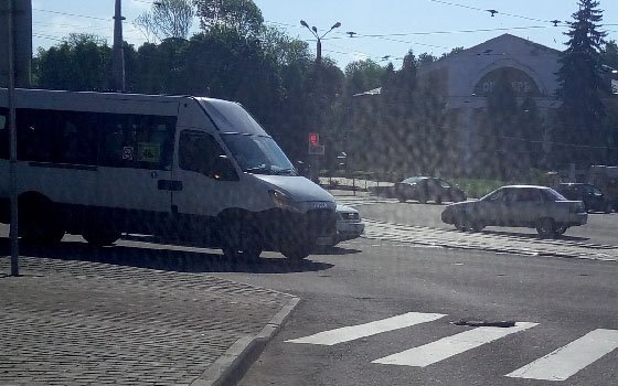 «Ловушка» для авто появилась на площади Победы в Смоленске