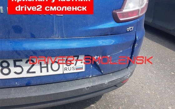 Два автомобиля не поделили дорогу на улице Шевченко в Смоленске