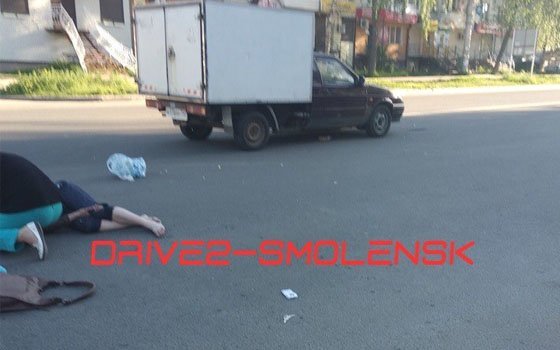Смолянка угодила под колеса авто на улице Николаева