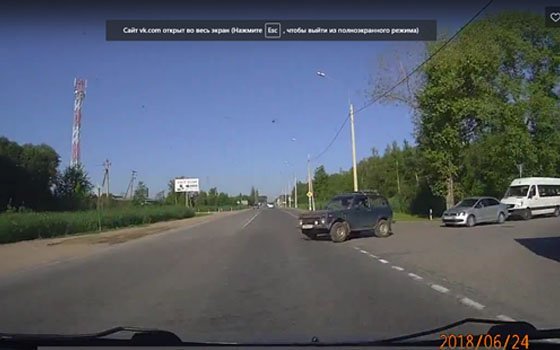 В сети опубликовали видео серьезного ДТП в Гнездове