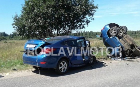Беременная смолянка разбилась насмерть в серьезном ДТП в Рославльском районе