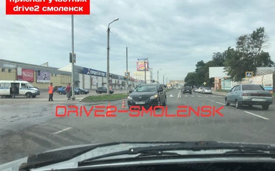 Пешехода на Ново-Московской в Смоленске сбила Toyota