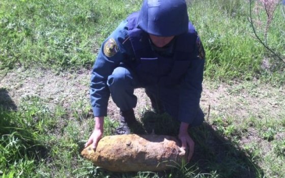 В Велижском районе саперы уничтожили авиабомбу и ручную гранату
