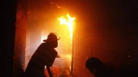 В Угранском районе сгорел сельский магазин 