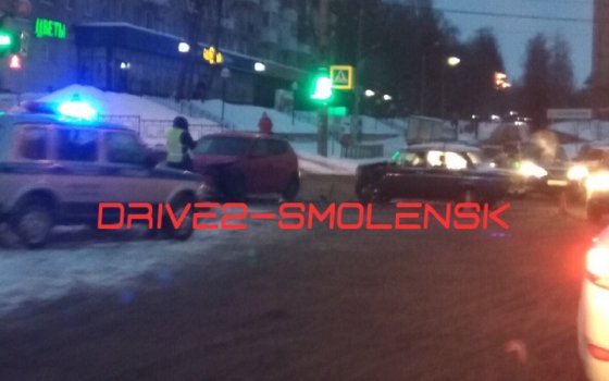 Авария на 25 Сентября заблокировала движение трамваев в Смоленске 