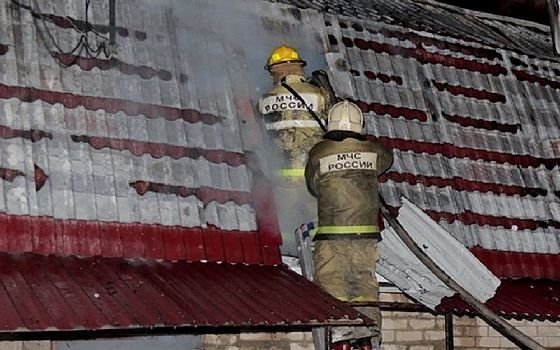 Из-за огня пострадало имущество жителя города Демидово 