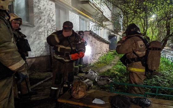В Смоленске горел подвал жилого дома 