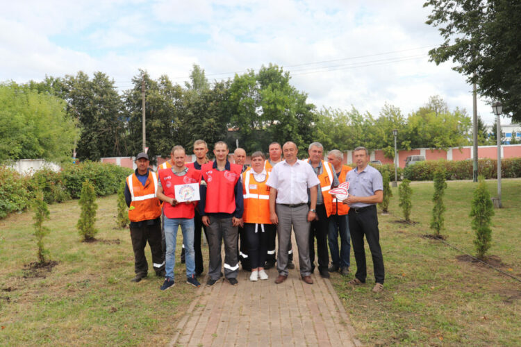 Железнодорожники провели экологическую акцию ко дню города Рославля в Смоленской области 