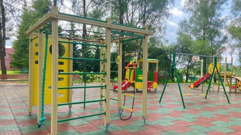 В родном селе 